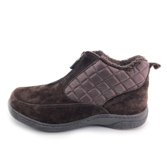 Propet Alta Brown Suede Winter Boots Womens 10 M - Picture 1 of 12